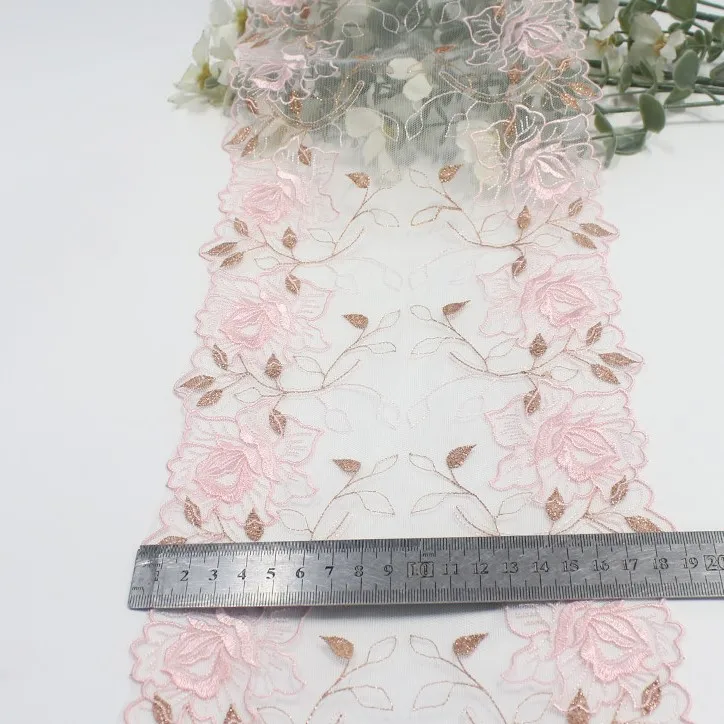 Multiple color selection lingerie lace trim Underwear lace accessories mesh cloth mesh gauze sequin Embroidery lace