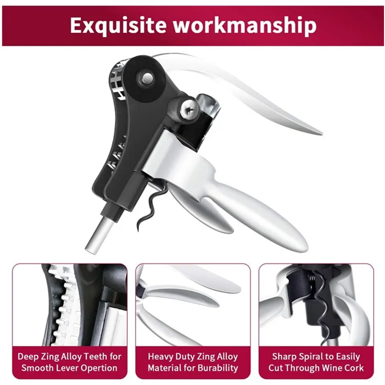 2021 Improved Bottle Corkscrew Luxury Rabbit Vertical Original Wine Opener