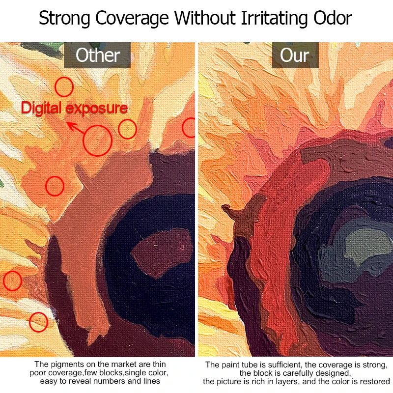 Wholesale New Design Painting By Numbers Winter Landscape DIY Paint By Number Modern Painting By Numbers Art For Home Decoration