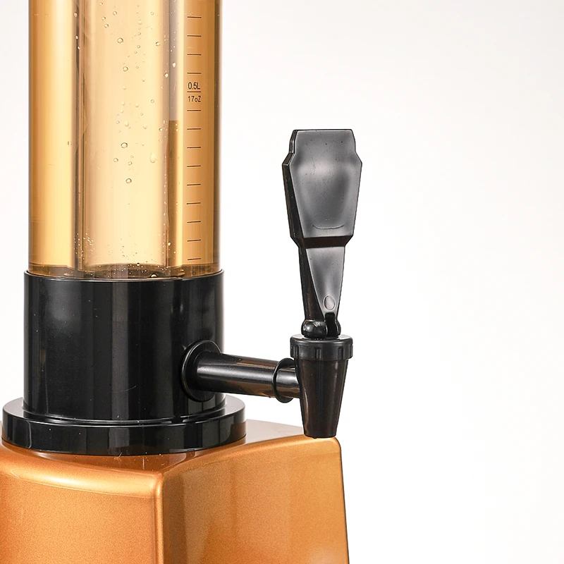 Wholesale KTV Beverage Parts Leo bar Beer Dispenser Keg Long 3L Tap BeerTower