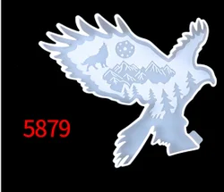 5879 Animal collection Elk brown bear horse forest Wolf elephant ornaments silicone mold home decoration resin mold