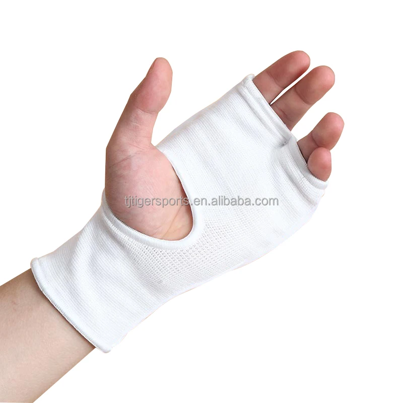 Custom logo Martial Arts sparring gear cloth knitting taekwondo hand protector boxing MMA sanda wushu karate fist guard glove