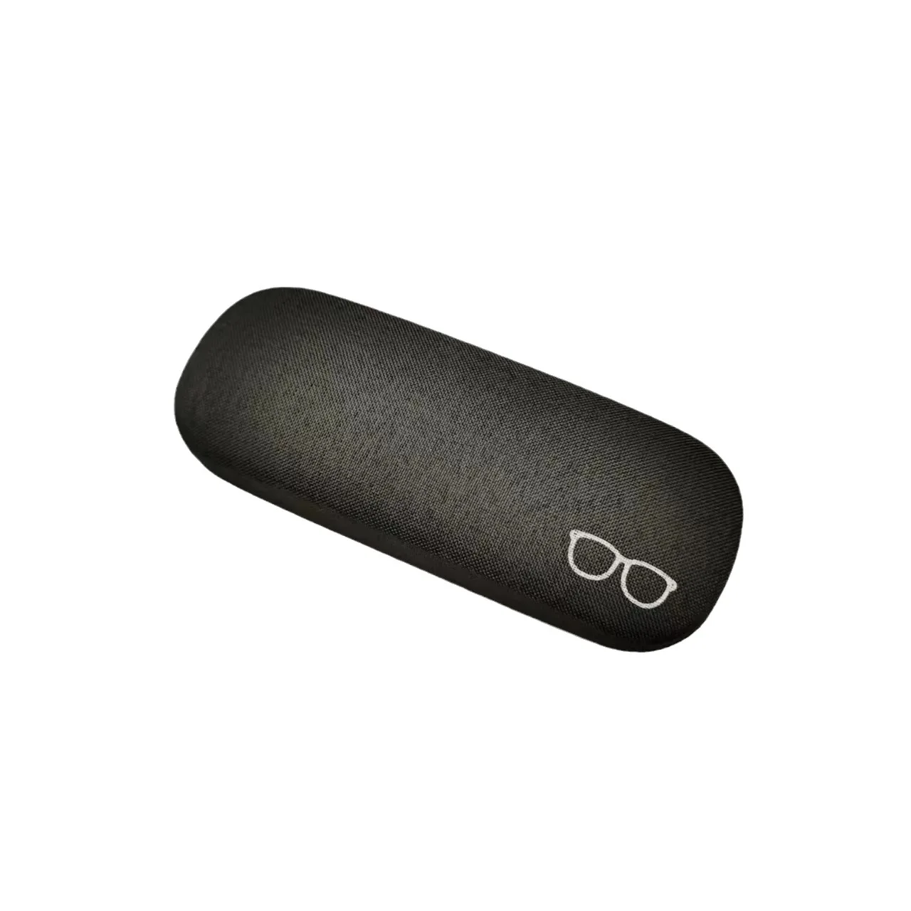 Wholesale student myopia board frame flip glasses box, retro and fashionable new linen glasses box, iron box