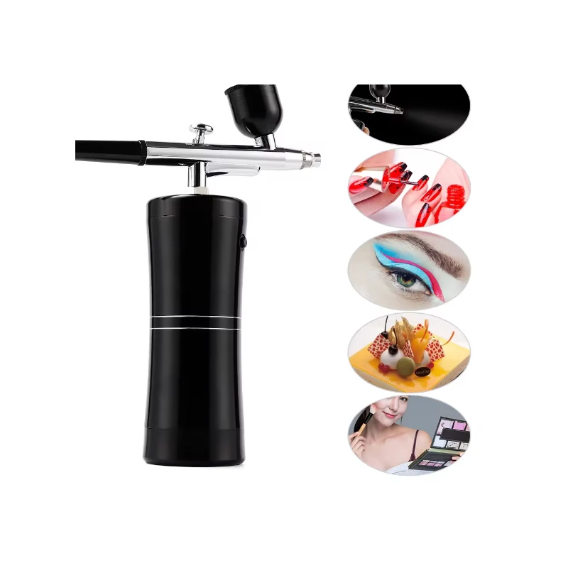 Best Price Mini Airbrush Wireless Kit Compressor Pets Nail Art Makeup Oxygen Spray Guns Airbrush