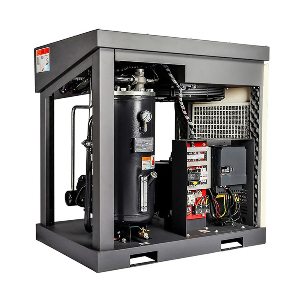 XLPM40A 40HP 30KW frequency converter 10bar vsd invertor screw air compressor