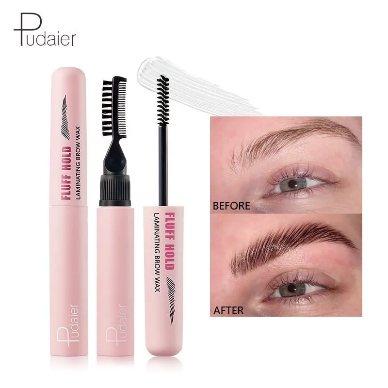 High Quality Double Head Brushes Eyebrow Shaping Cream Waterproof Lasting Transparent 3D Eyebrow Wax