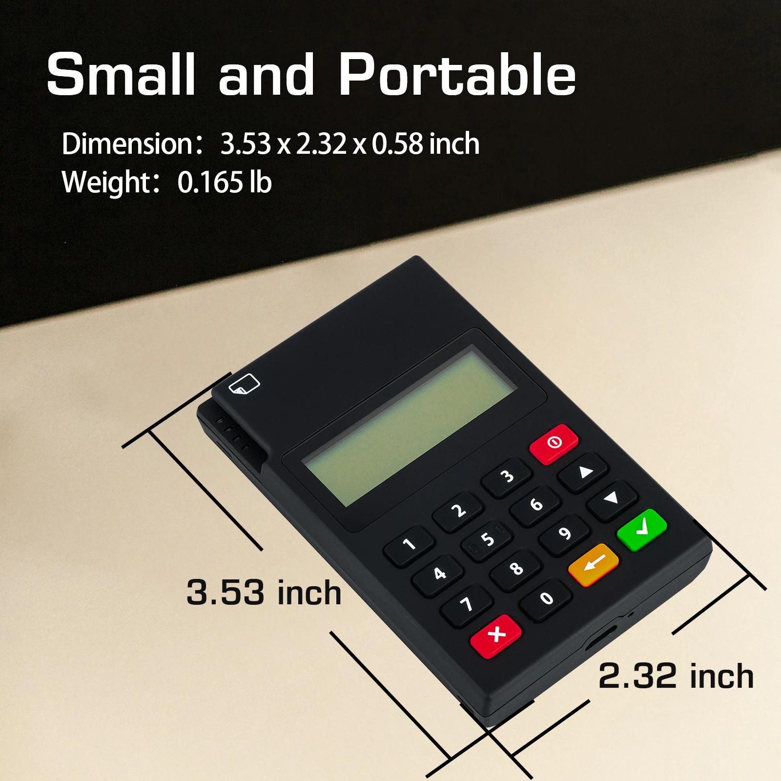 FP9310 Mini POS Machine POS System with keypad Portable Mpos