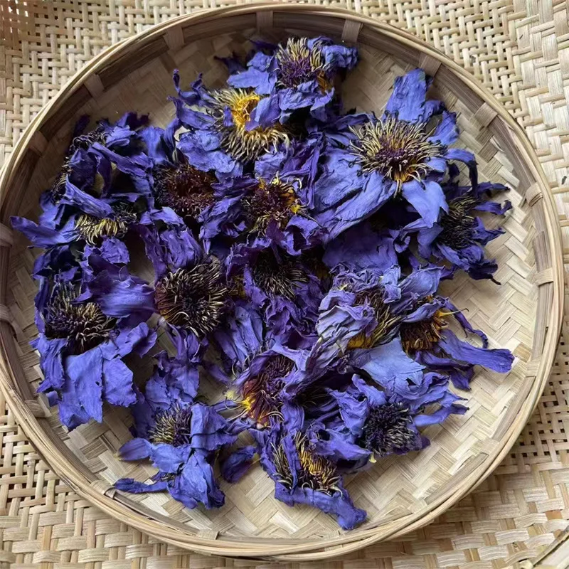 Органические пакетики Nymphaea Caerulea Eu стандартные сушеные Цельные цветы Красивые цветущие органические синие лотоса для сна