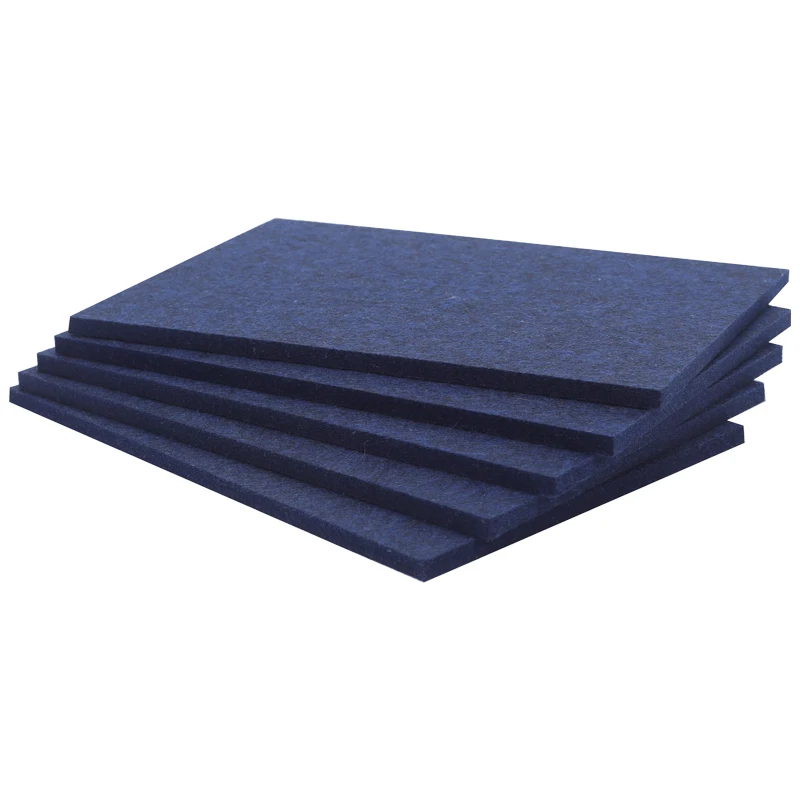 Огнестойкая акустическая панель из полиэфирного волокна, Новое поступление, 9 мм акустическая панель высокой плотности из ПЭТ