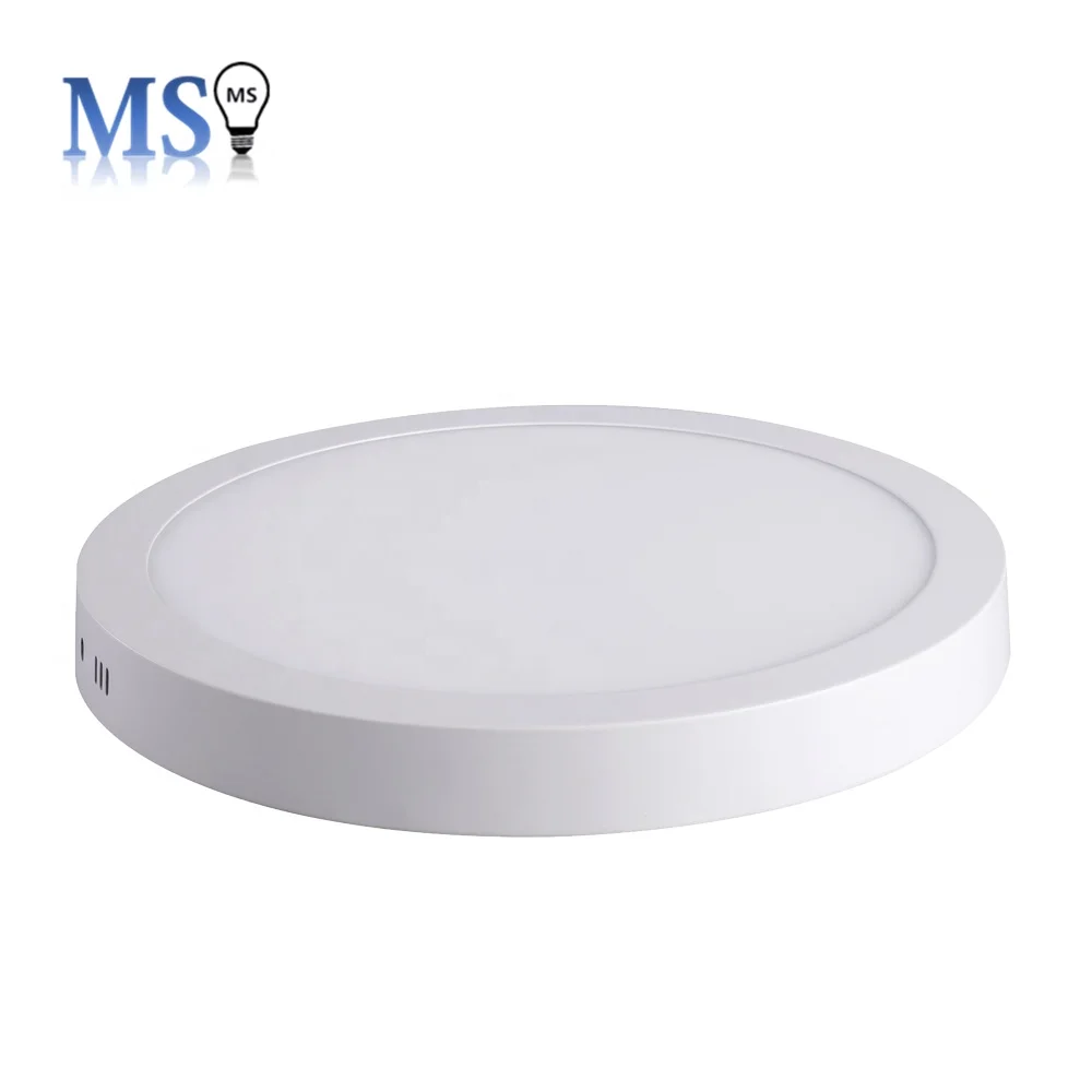 Frameless Recessed Square Round Led Panel Light Manufactures Zhongshan 9w 18w 24w 36w Luminous White Body Lamp Lighting Office