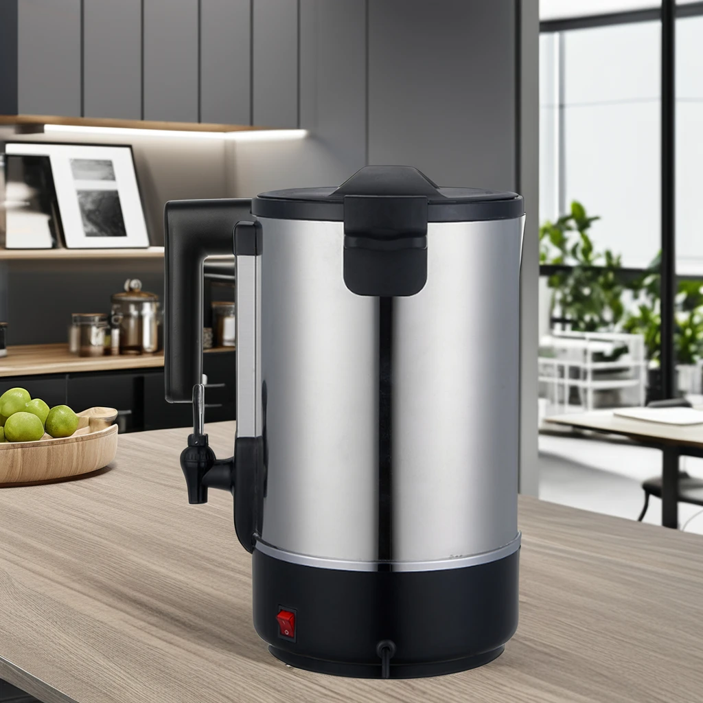 Hot Selling 8L Stainless Steel Electric Urn Portable Home Commercial Use Temperature Controlled Hot Water Tea High Hotels