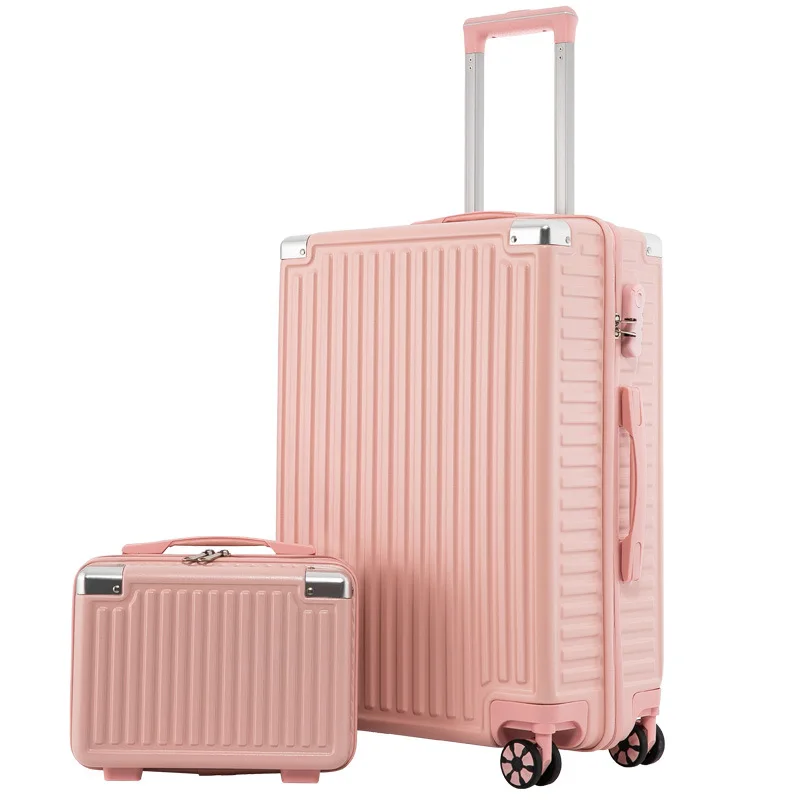 Hot Sale Luxury Travel Bags ABS Mother and Daughter Luggage Set PC  Zipper Fashion Designer Suitcase for Women