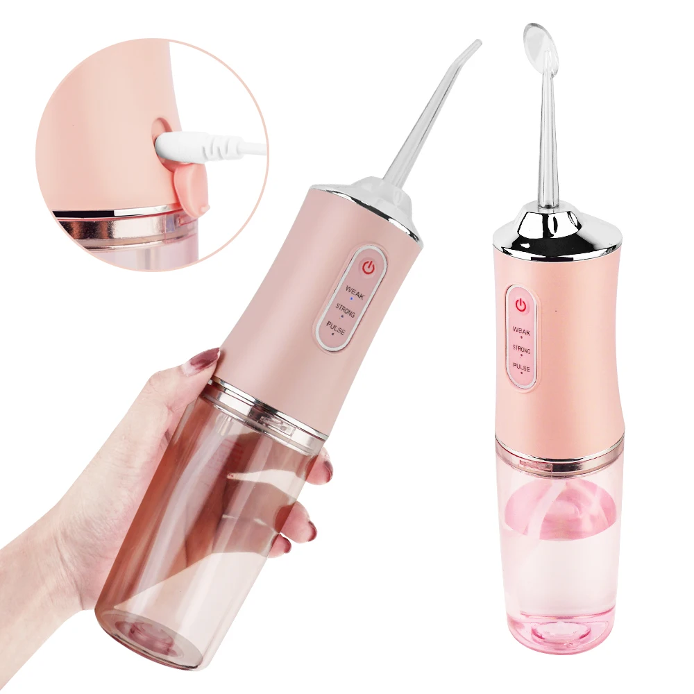 Upgraded Cordless Dental Teeth Irrigator Portable Water Flosser Rechargeable Ipx7 Waterproof Water Irrigator