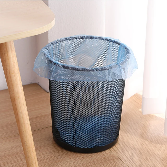 Household Metal Wire Mesh Trash Bin Open Top Office Waste Paper Basket