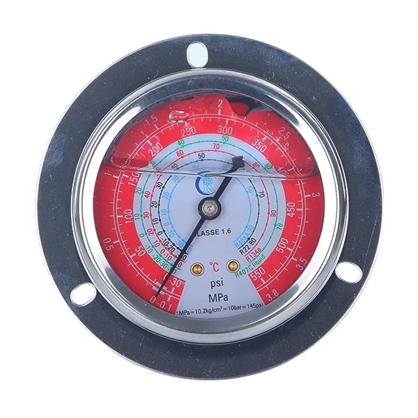 Manometer Liquid Filled Oil Pressure Gauge High Pressure Gauges