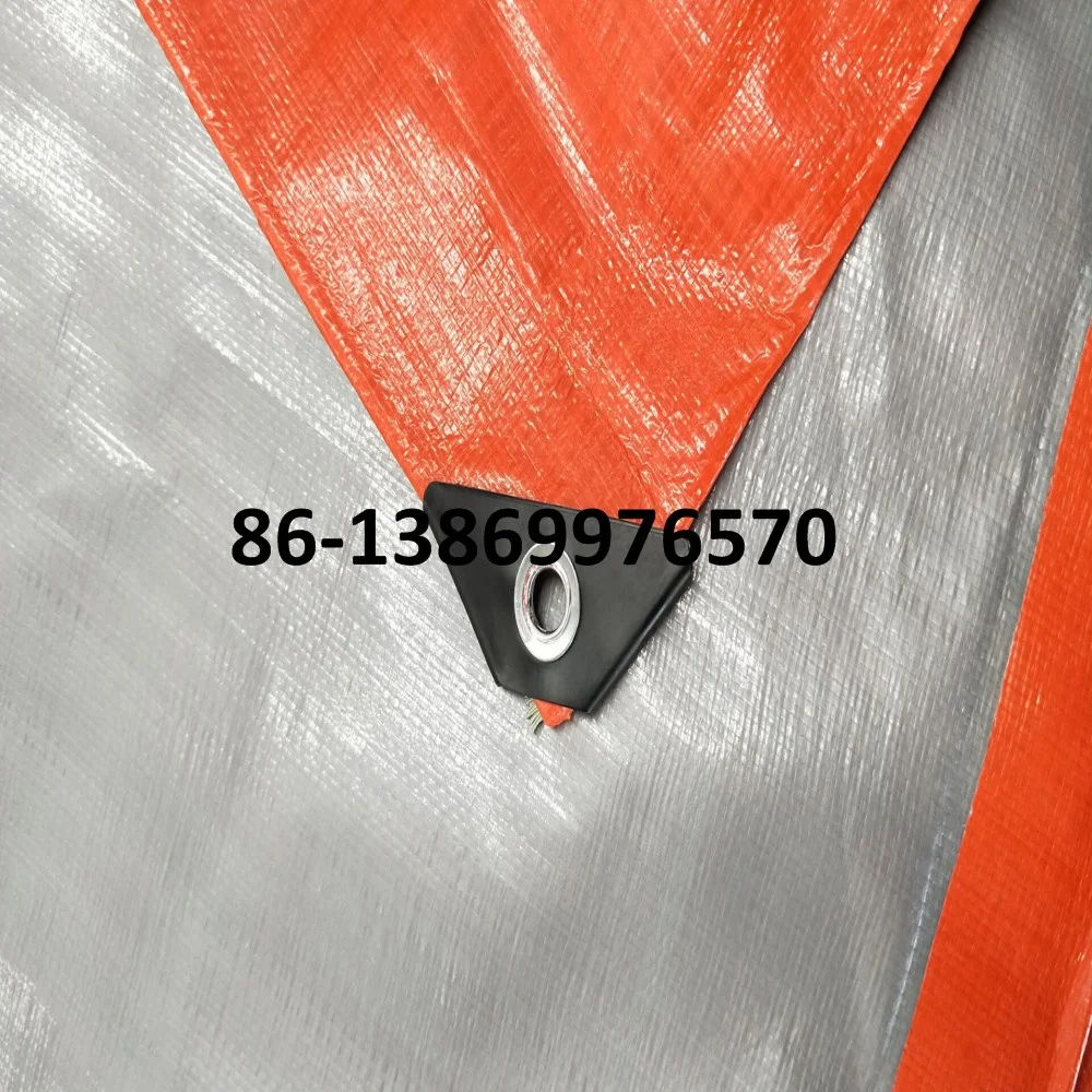 
silver orange Waterproof tarpaulin price tarpaulin plastic sheet with all specifications 