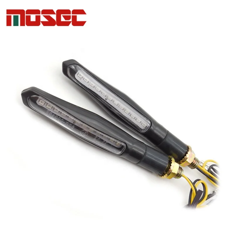 Universal Motorcycle Sequential LED Turn Signal Turning Indicator Flowing Water Blinker Turn Signal 12V