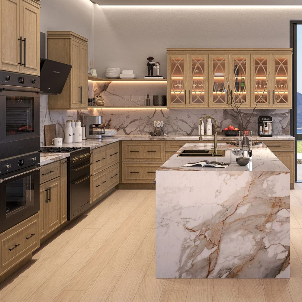 Factory Price Plywood Kitchen Cabinet  For Wholesales Bathroom Plywood wood kitchen cabinet ready to assemble cabinet