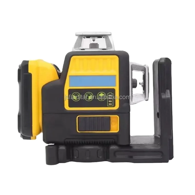 New whosale 3d green beam 360 rotating laser level 12 lines cordless drill from factory