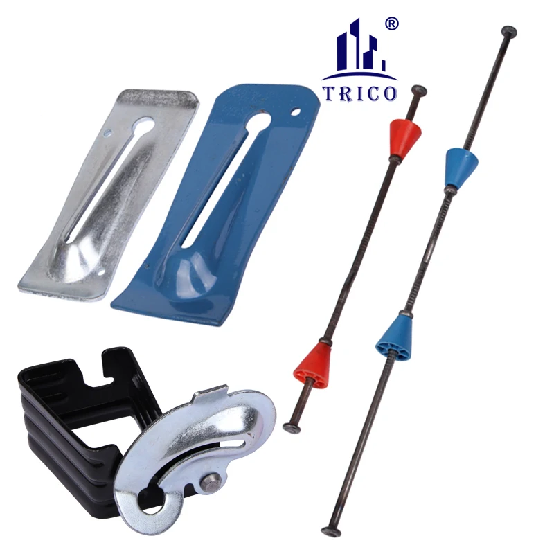 Concrete Plywood Formwork Hardware Galvanized Steel Heavy Snap Tie Wedges