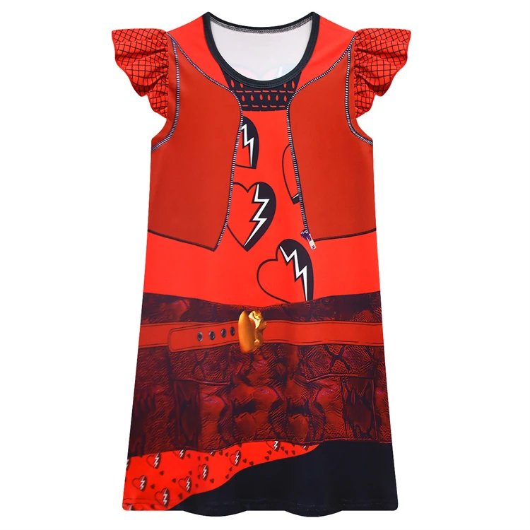 Hippo Kids The Rise of Red Inspired Dress and Monster Character Dress Kids Nightgown