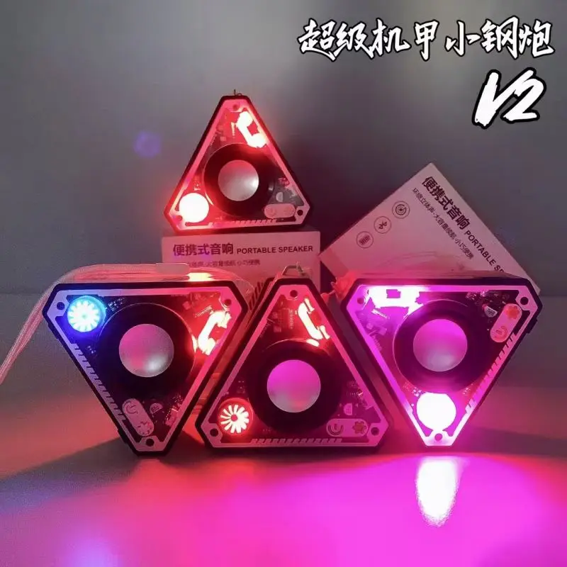 V2 Ideas Portable Music Player Mini Outdoor Wireless Sound Box Super Bass Blue tooth Speaker With Rgb Lights