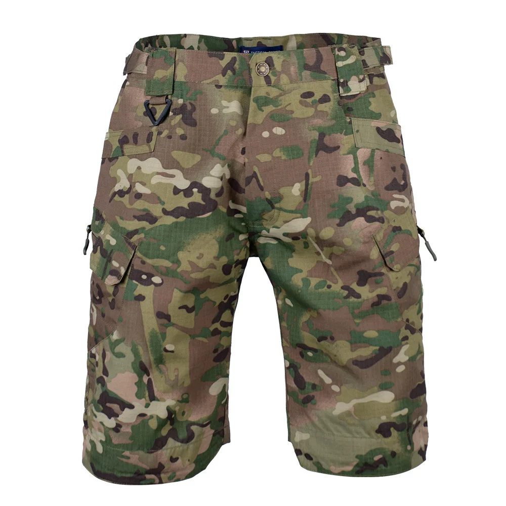 Wholesale Hot Sale Quick-Drying Breathable IX7 Tactical Shorts Summer Multi-Pocket Five-Point Camouflage Cargo Shorts
