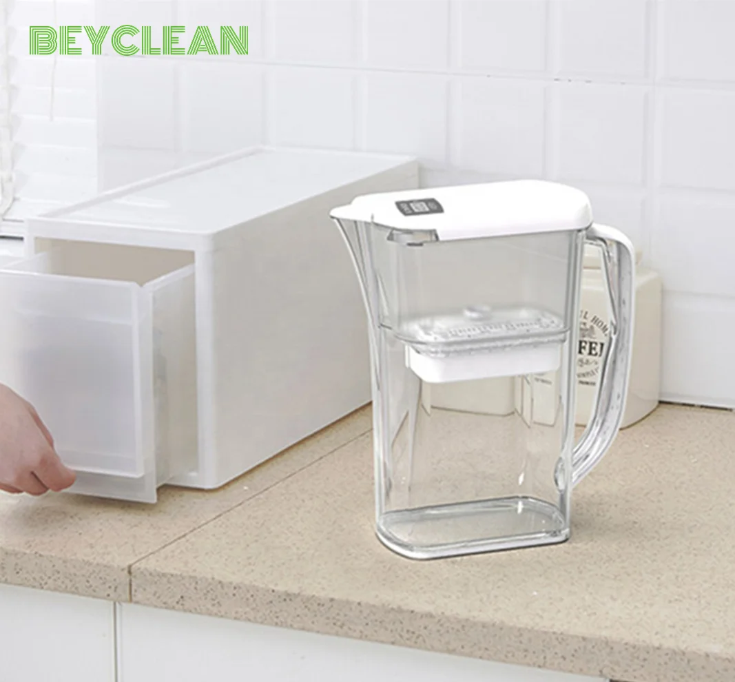 Kitchen Appliances Water Filter Jug Carbon Pitcher Water Ionizer Home Water Treatment Drinking Kettle Activated Carbon OEM