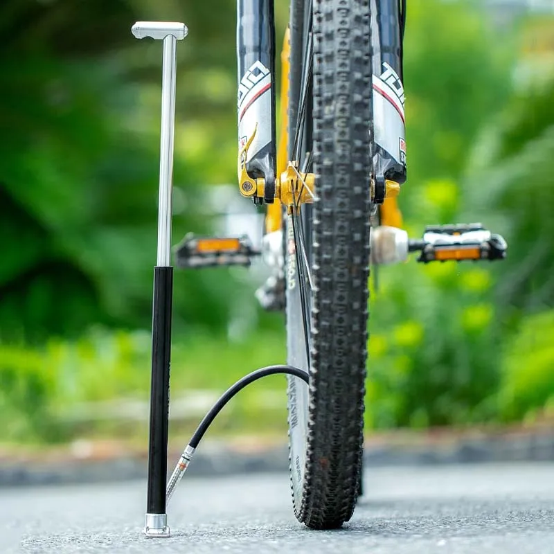 Aluminum Alloy 160psi Bike Hand Pump Bicycle Hand Pump Portable Bicycle Air Pump