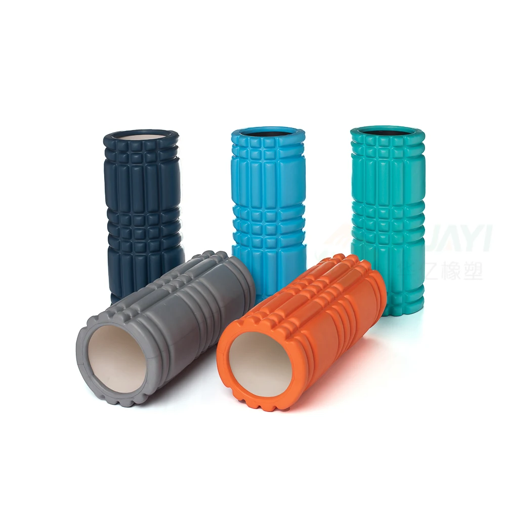 HUAYI Manufacturer Personalised Yoga Column Foam Roller Muscle Massage Pilates Exercise Fitness Hollow Massage Foam Roller