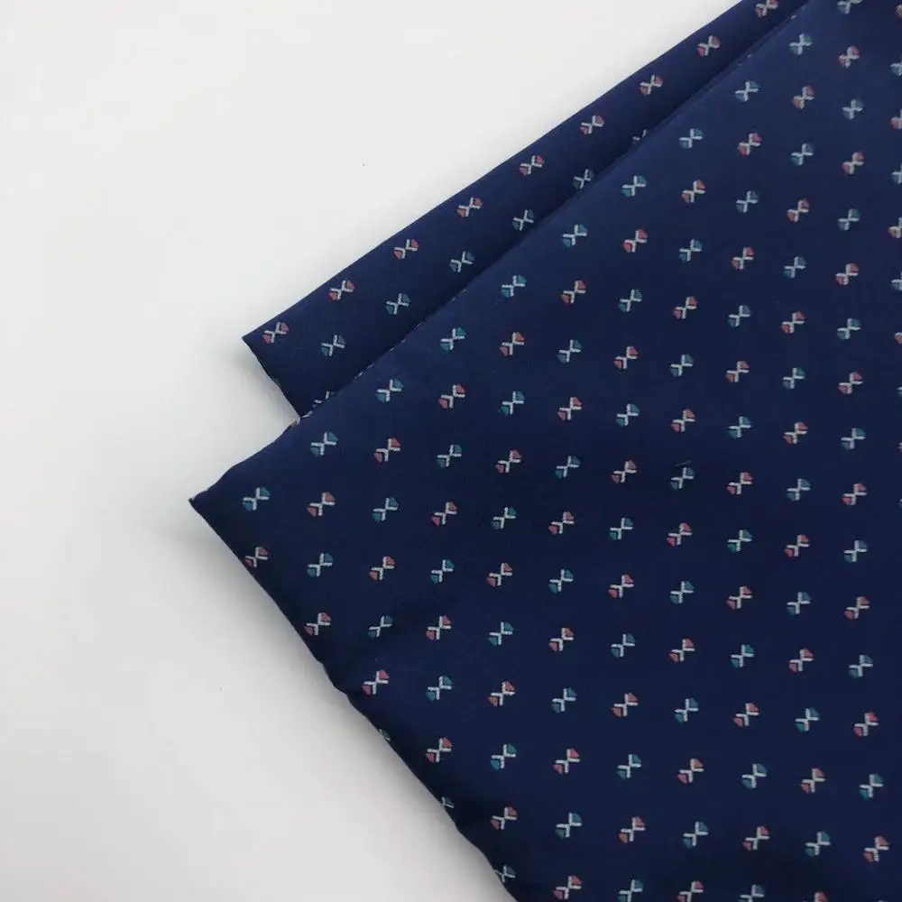 cotton blue plain 4040 11070 printed stock fabric