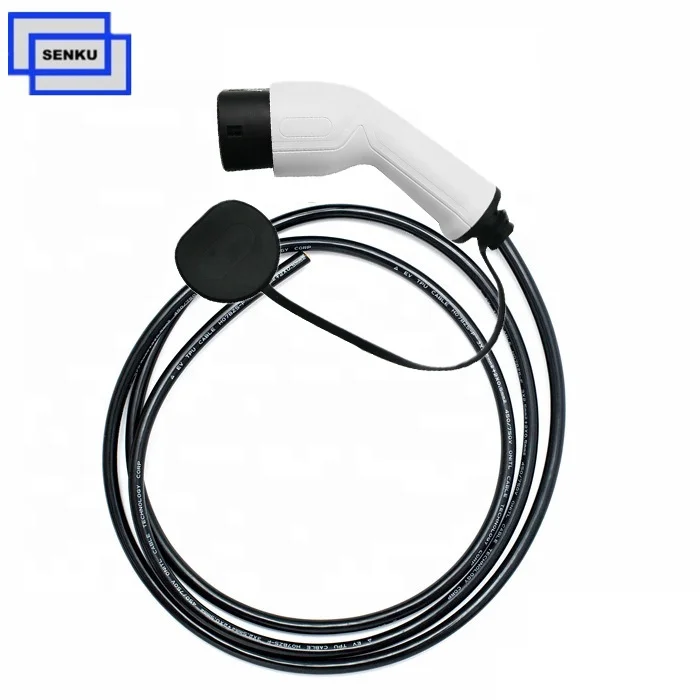 
 Электрический автомобиль тип 2 розетка EV кабель 16A 250V AC 5m  