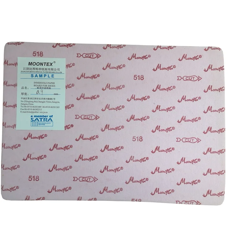 Fiber lining for bags leather insoles for shoes