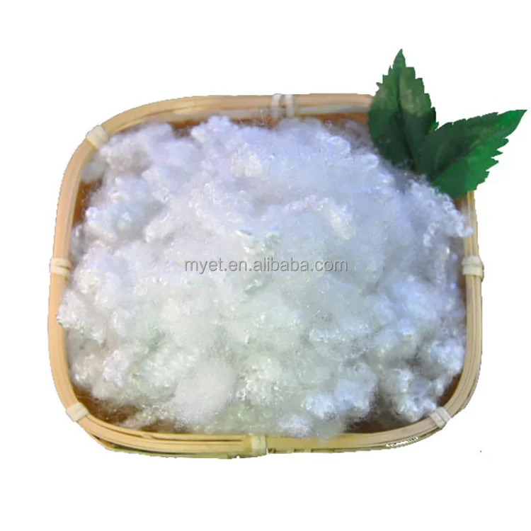 3D hollow conjugated  wholesales recycled polyester staple fiber no fluoresecence with GRS certificate