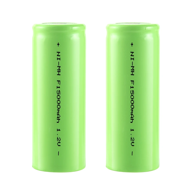 Wholesale Ni-MH F size cylindrical 15000mAh rechargeable batteries 1.2v nimh battery