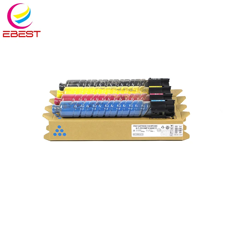 EBEST Compatible Ricoh MP C300 MPC300 toner for Aficio MP C401SP C401ZSP C300 C300SR C400 C400SR Toner cartridge