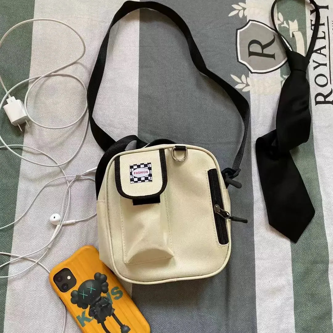 Outdoor sports custom logo  Cross-body   Sling Shoulder Bag  mobile phone shoulder bags for Men  Women Hip Hop Small Cross body