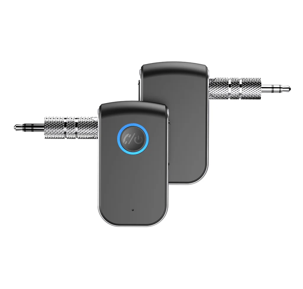 New Arrival  Built  in Microphone Hands Free  3.5MM A16 BT 5.0 Wireless Car Audio Receiver and Transmitter