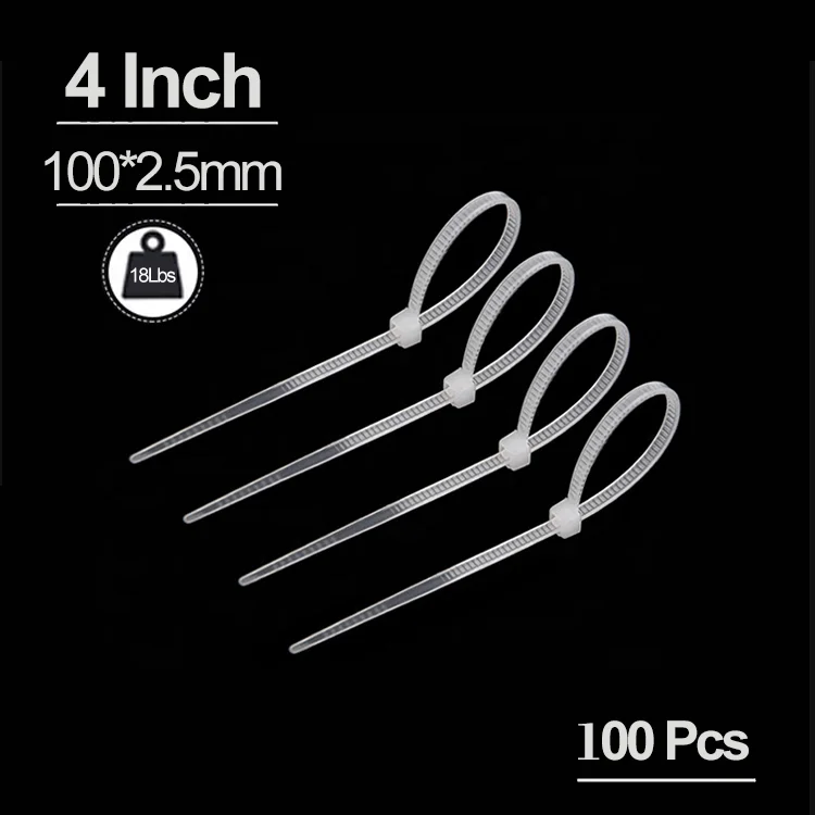 Factory direct selling cheap self-locking nylon 66 cable zip ties with self-locking cable ties plastic cable ties