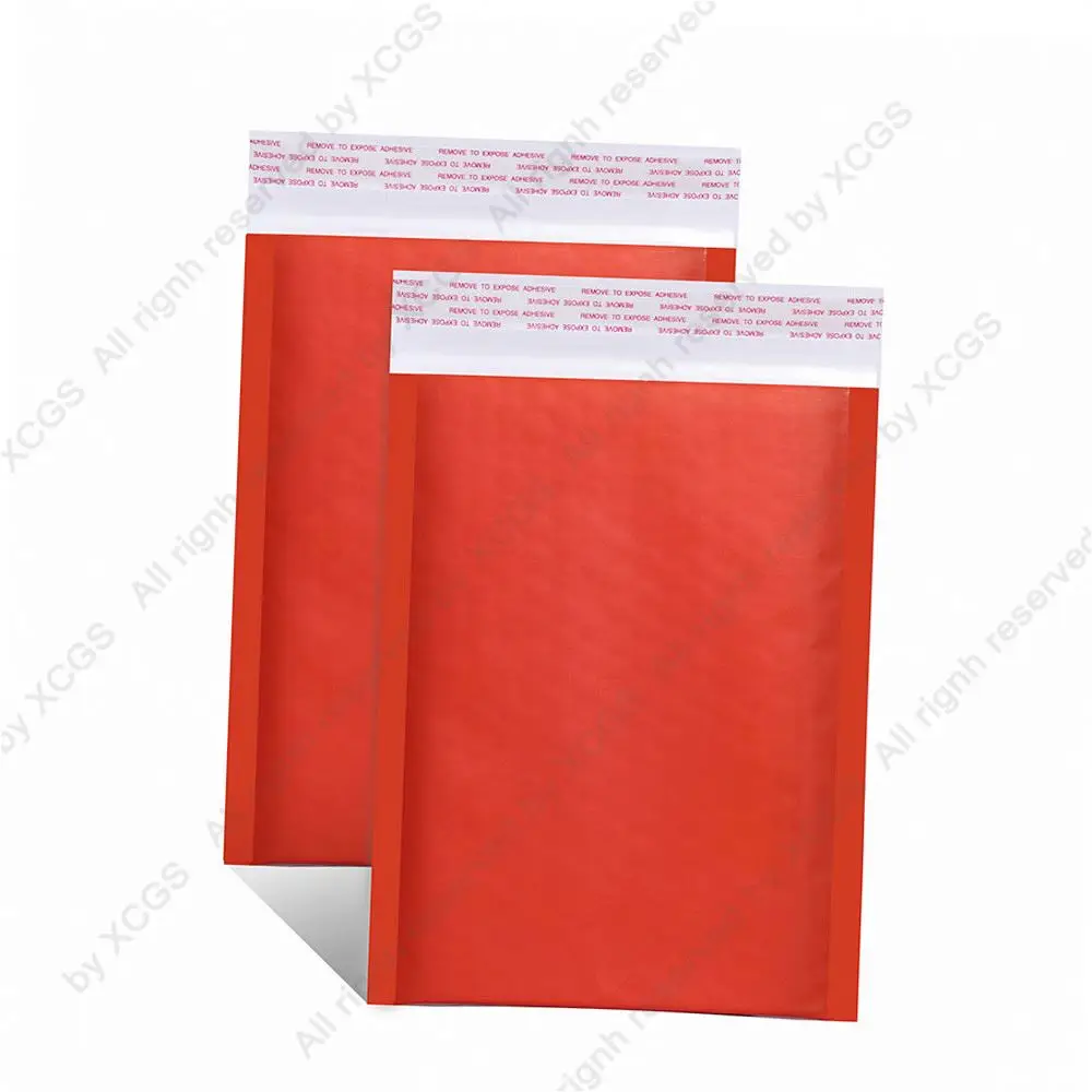 White Brown Yellow Kraft Padded Package Mailers Shockproof Custom Size Bubble Padded Paper Kraft Shipping Envelope Bags