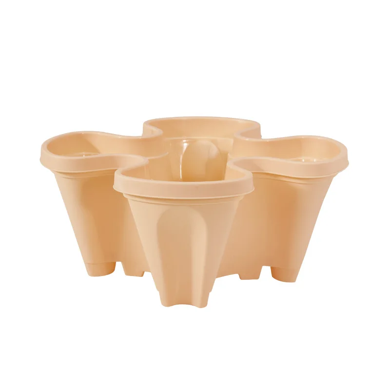 4 petal stackable vertical strawberry planter quality guaranteed balcony nursery strawberry tower planter pots
