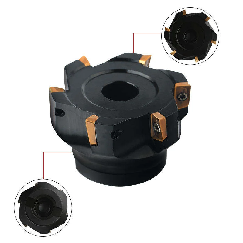 High Precision Face Milling Cutter 300R40-22-4 face milling cutter machine side 90 degree for aluminum HSS steel cutting