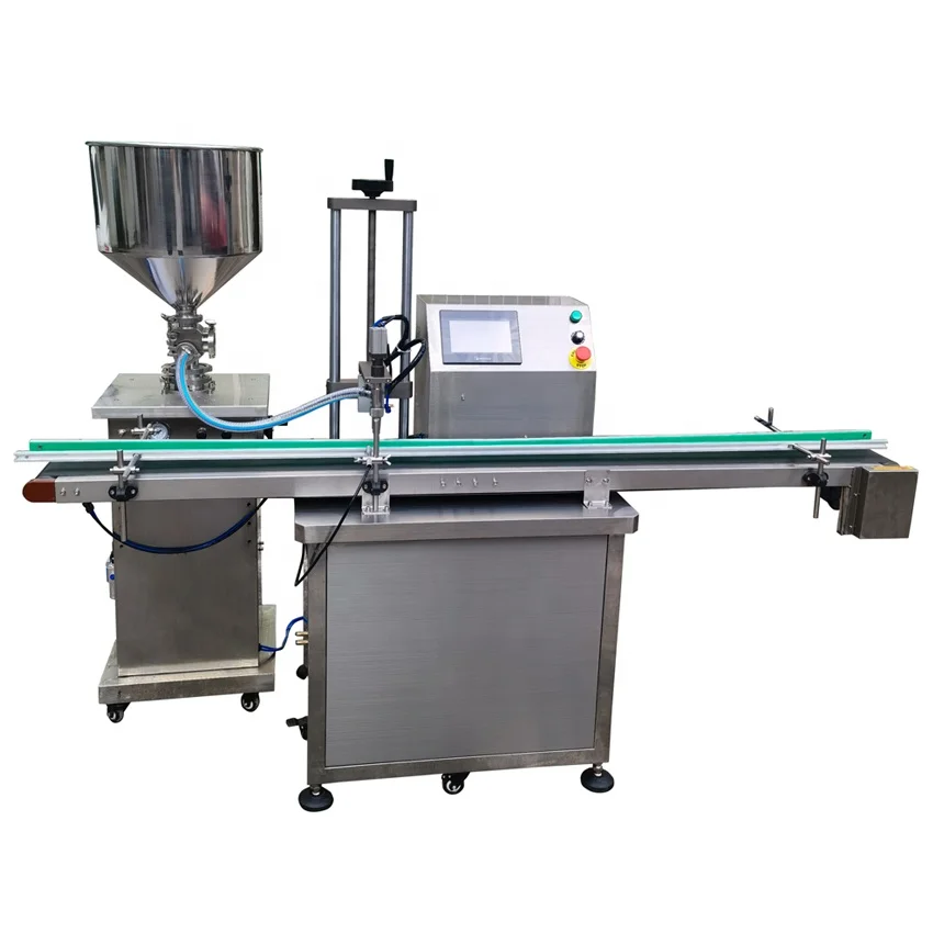 Automatic single head cosmetic Bottle Filling Machine filling line