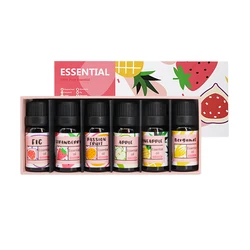 High Quality Fruit Scented Oil Pure Fragrance Oil 10ml Gift Set Aromatherapy Hotel Essential Oil