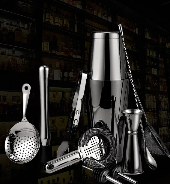 New American Stainless Steel Cocktail Blender Milk Tea Shop Boston Bar Shaker Tool