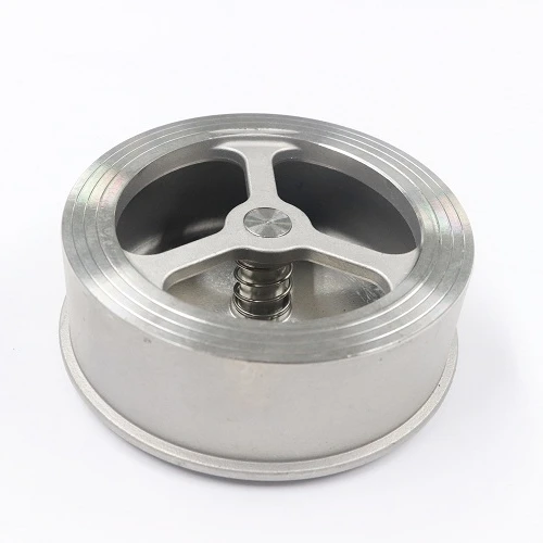 high quality ductile cast iron 3 inch stainless steel ball valve wafer spring check valve