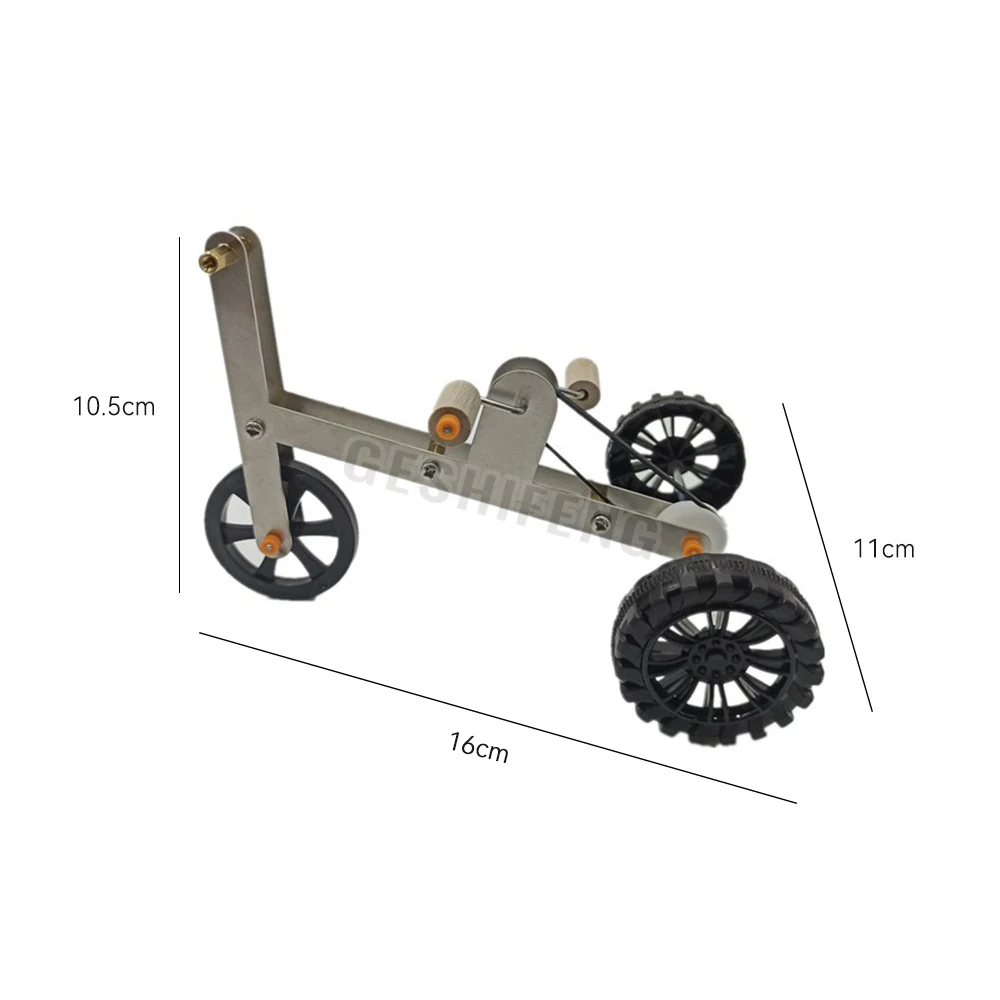 Bird Accessories Bird Three Wheels Bike Toy 16*11*10.5cm Silvery Funny Parrot Toy Birds Training Parrot bicycle