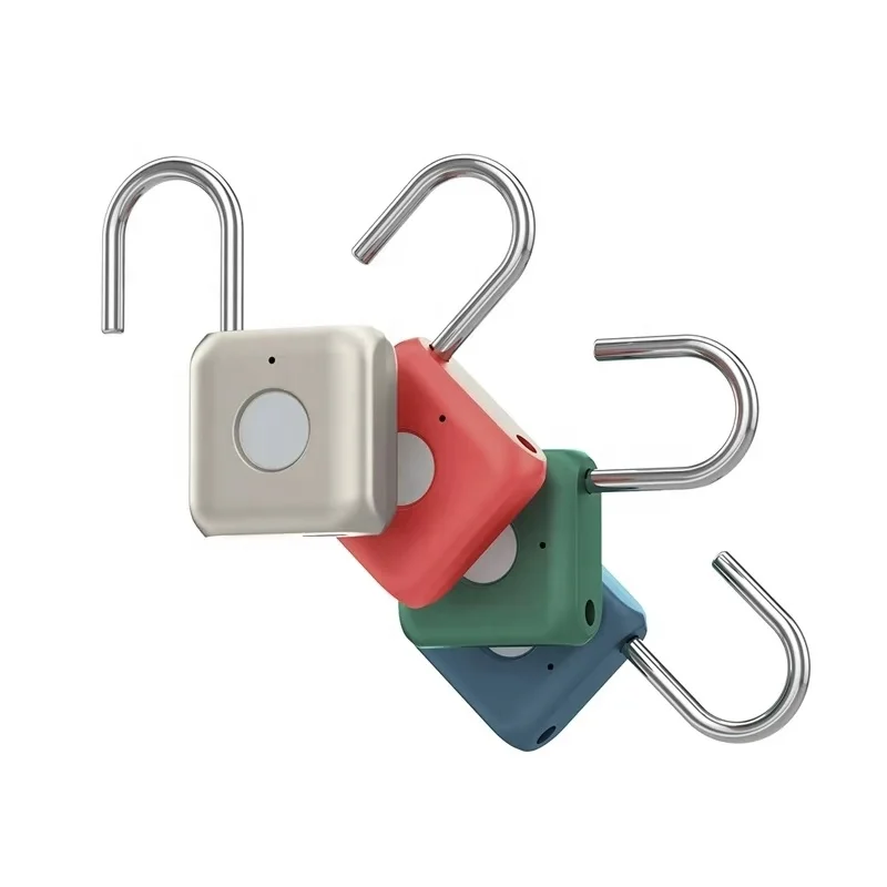 electronic timer padlock fingerprint smart lock door elinksmart P8