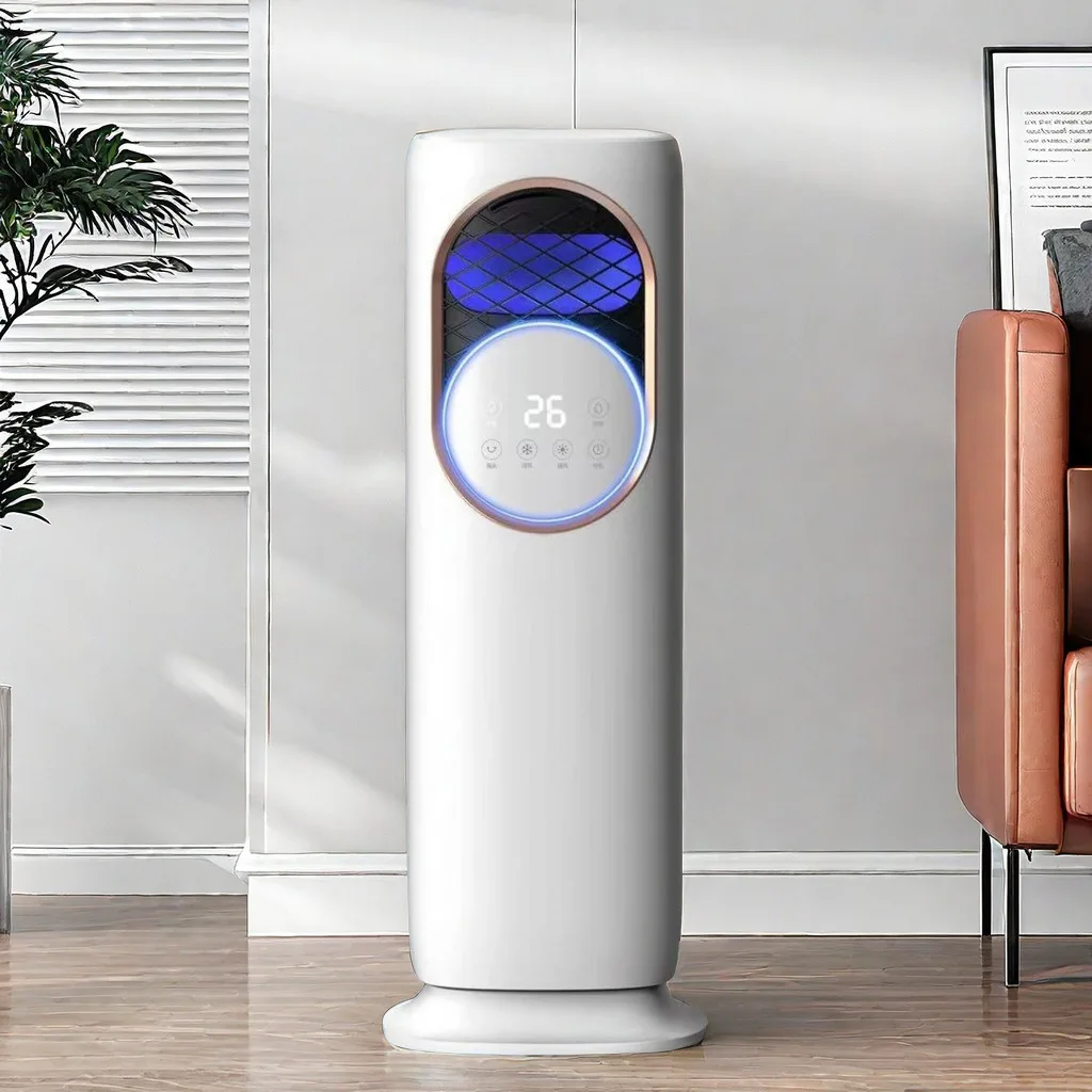 Energy-Saving Small Air Conditioner Mobile Household Electric Fan Multi-Function PTC Fan Heater