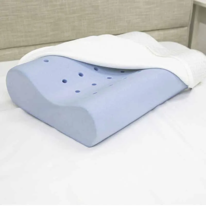 2024 New Contour Memory Foam Pillow with Cooling Gel in Bed Pillow